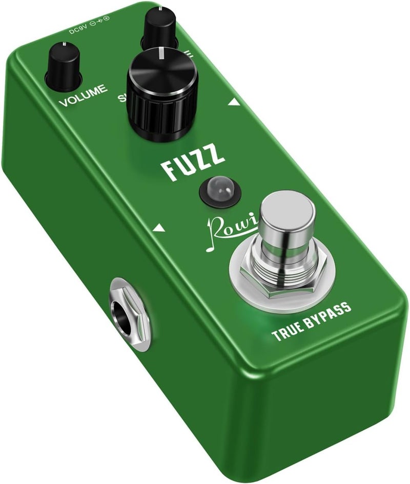 IOppWin Rowin LEF-306 Fuzz Pedal – Mini Analog Fuzz Guitar Effect with Legendary Big Muff-Style Tone, Dynamic Full & Sweet Sound, True Bypass, Metal Shell – Perfect for Beginners - Image 4
